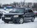 2007 Hyundai Accent ТагАЗ II, чёрный - вид 2