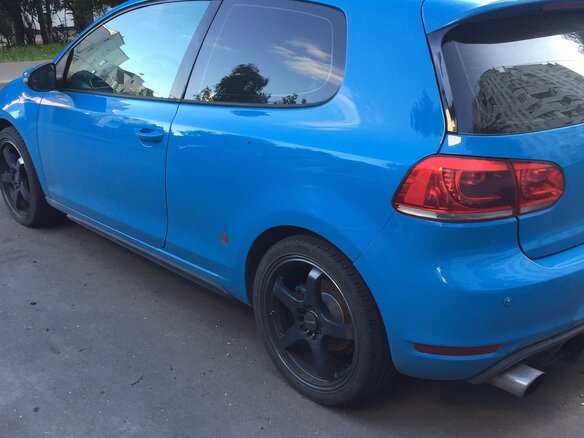 2011 Volkswagen Golf GTI VI, синий, 1060000 рублей - вид 12