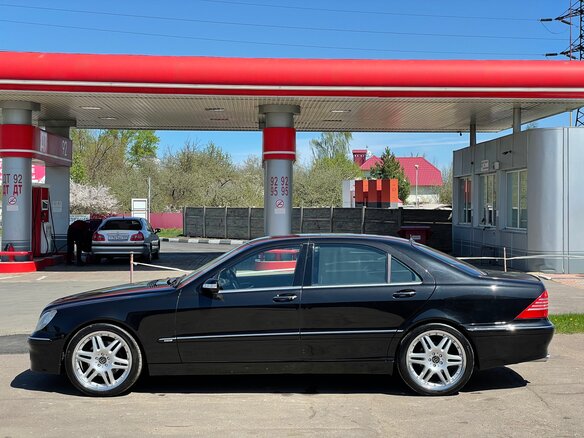 2004 Mercedes-Benz S-Класс 500 Long IV (W220) Рестайлинг, чёрный - вид 6