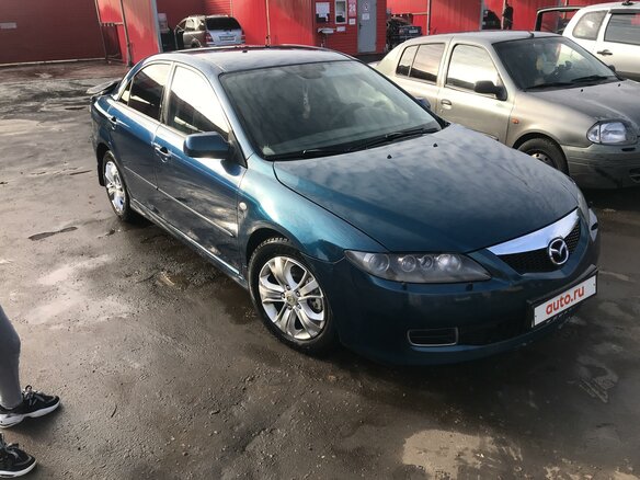 2006 Mazda 6 I (GG) Рестайлинг, синий - вид 1