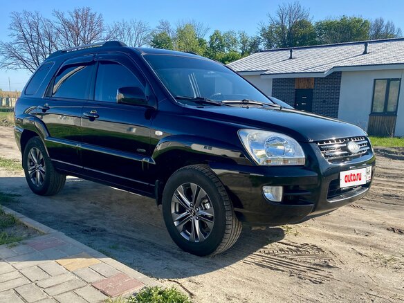 2006 Kia Sportage II, чёрный, 550000 рублей - вид 2