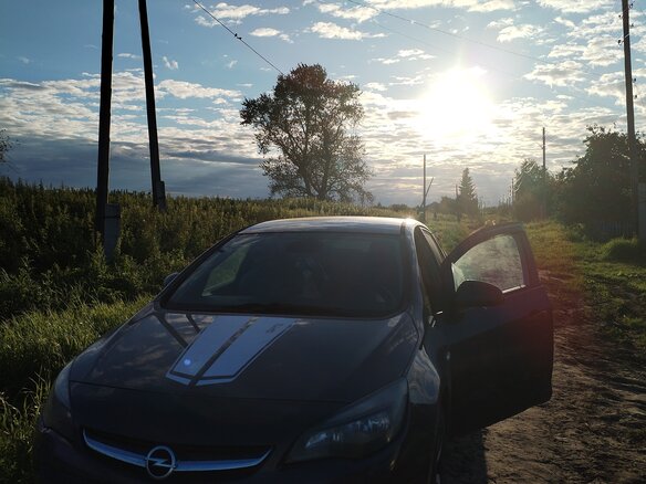 2013 Opel Astra J Рестайлинг, серый, 750000 рублей - вид 3