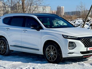2018 Hyundai Santa Fe IV, белый, 3500000 рублей, вид 2