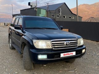 2007 Toyota Land Cruiser 100 Series Рестайлинг 2, чёрный, 2300000 рублей, вид 3
