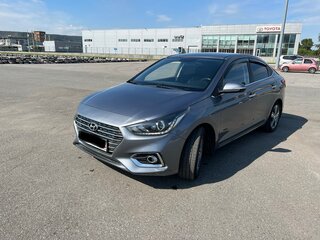 2018 Hyundai Solaris II, серый, 1300000 рублей, вид 2
