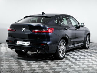 2019 BMW X4 20d II (G02), чёрный, 3699000 рублей, вид 5