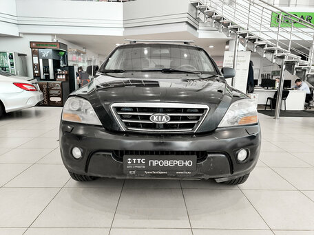 2008 Kia Sorento I Рестайлинг, чёрный, 460000 рублей, вид 2