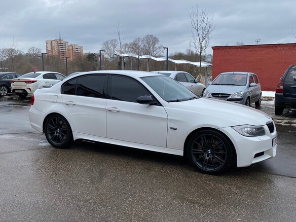 2008 BMW 3 серии 318d V (E90/E91/E92/E93), белый - вид 2