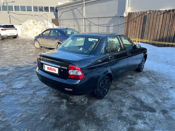 2012 Lada (ВАЗ) Priora I, чёрный, 277000 рублей - вид 3