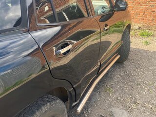 2001 Hyundai Santa Fe I, чёрный, 570000 рублей, вид 4