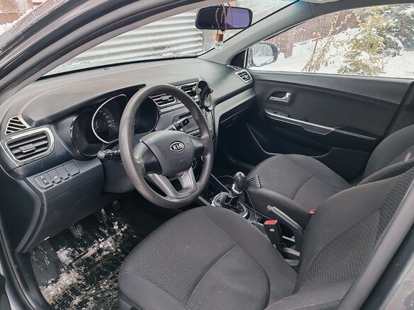 2012 Kia Rio 5-speed III, серый, 830000 рублей - вид 7
