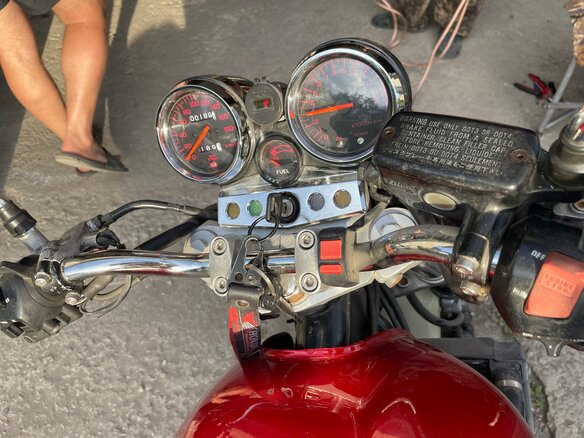 1994 Honda CB 400 Super Four, красный, 275000 рублей - вид 3