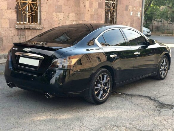 2012 Nissan Maxima VII (A35), чёрный, 1100000 рублей - вид 3