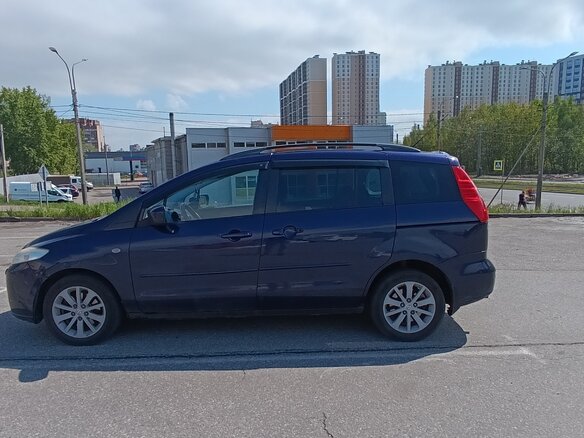 2007 Mazda 5 I (CR), синий, 685000 рублей - вид 12