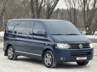 2010 Volkswagen Multivan T5 Рестайлинг, синий, 1725000 рублей, вид 4