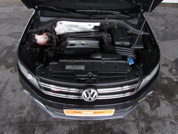 2012 Volkswagen Tiguan I Рестайлинг, чёрный - вид 12