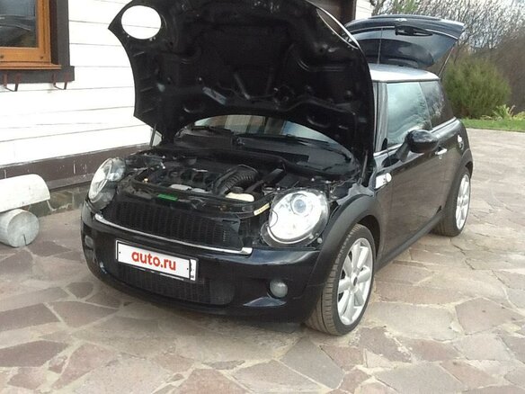 2008 Mini Hatch Cooper S II (R56), чёрный - вид 4