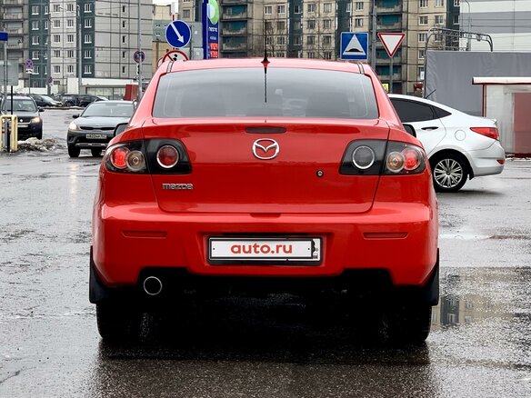 2006 Mazda 3 I (BK), красный - вид 2