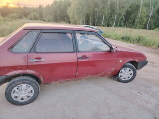 1996 Lada (ВАЗ) 21099, красный, 120000 рублей, вид 3