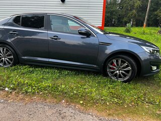 2014 Kia Optima III Рестайлинг, синий, 1550000 рублей, вид 2