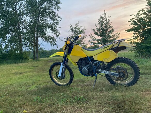1993 Suzuki DR 250, жёлтый, 180000 рублей - вид 6