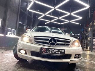 2007 Mercedes-Benz C-Класс 200 III (W204), белый, 1050000 рублей, вид 2