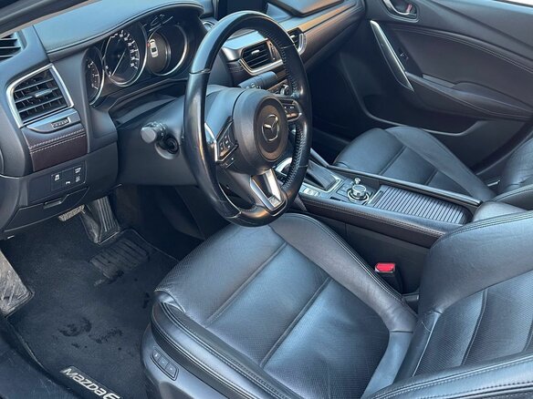 2017 Mazda 6 III (GJ) Рестайлинг, синий, 2150000 рублей - вид 4