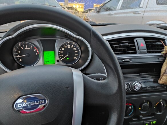2015 Datsun on-DO I, чёрный, 530000 рублей - вид 4