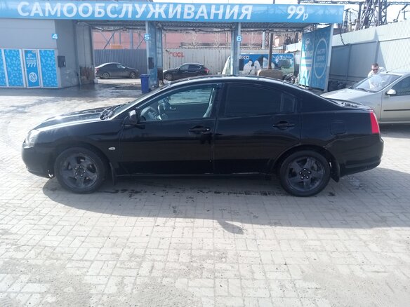 2006 Mitsubishi Galant IX Рестайлинг, чёрный, 480000 рублей