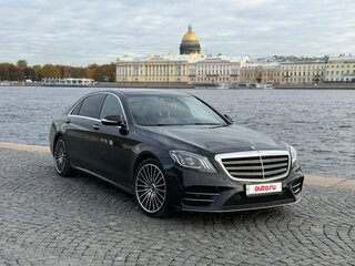 2018 Mercedes-Benz S-Класс 350 d Long VI (W222, C217) Рестайлинг, чёрный, 4950000 рублей, вид 3