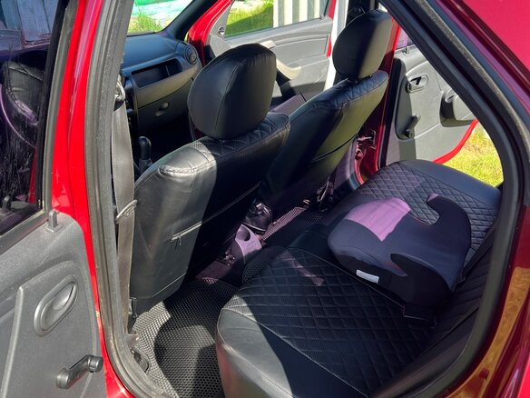 2010 Renault Logan I Рестайлинг, красный, 450000 рублей - вид 13