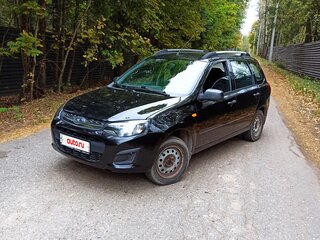 2014 Lada (ВАЗ) Kalina II, чёрный, 480000 рублей, вид 1