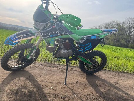 2024 Wels CRF 125, зелёный, 70000 рублей, вид 2