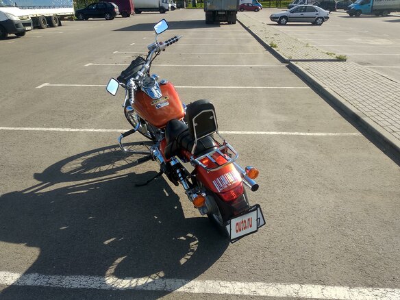 2012 Honda Shadow 750, оранжевый, 570000 рублей - вид 9