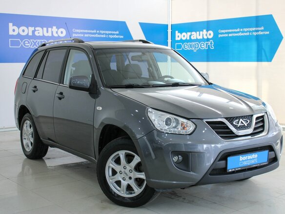 2015 Chery Tiggo (T11) I Рестайлинг (FL), серый - вид 2