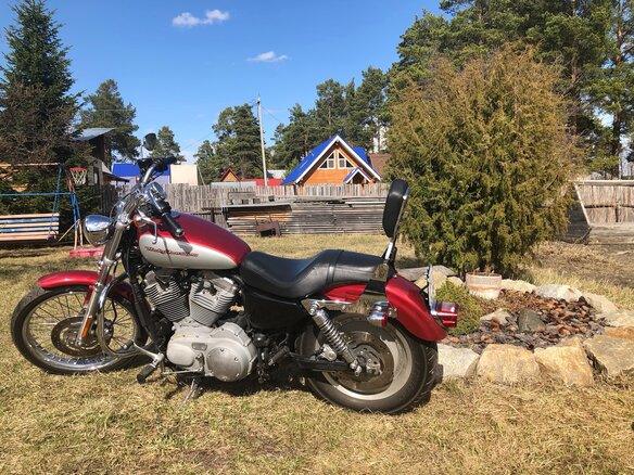 2004 Harley-Davidson Sportster 883, красный, 450000 рублей - вид 4