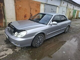 2008 Hyundai Sonata ТагАЗ IV (EF) Рестайлинг, серебристый, 449000 рублей, вид 2