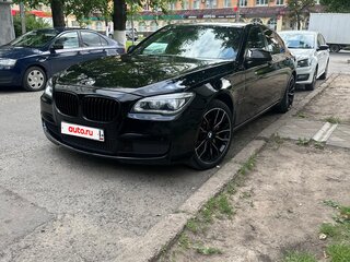 2012 BMW 7 серии 740d xDrive V (F01/F02/F04) Рестайлинг, чёрный, 2160000 рублей, вид 3