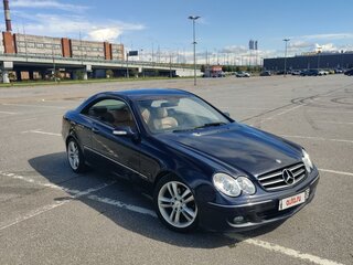 2006 Mercedes-Benz CLK-Класс 200 II (W209) Рестайлинг, синий, 1199000 рублей, вид 3
