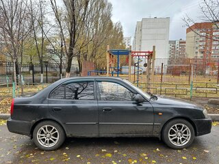 2006 Hyundai Accent ТагАЗ II, чёрный, 260000 рублей, вид 3