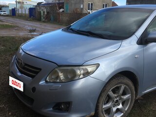 2007 Toyota Corolla X (E140, E150), голубой, 650000 рублей, вид 2