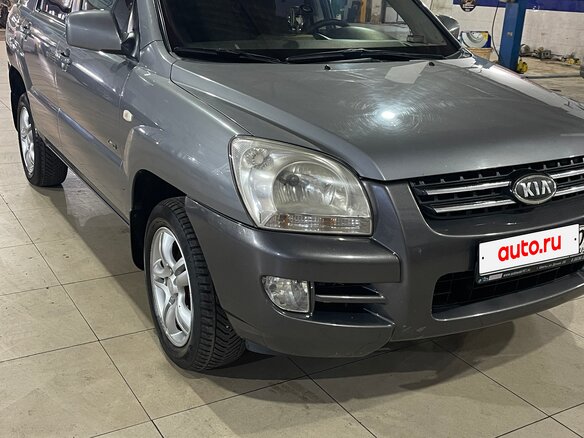 2006 Kia Sportage II, серый, 850000 рублей - вид 3