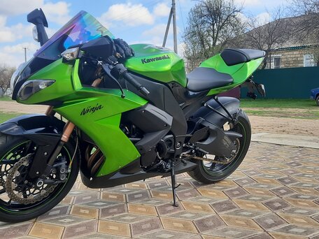 2008 Kawasaki Ninja 1000, зелёный, 780000 рублей, вид 2
