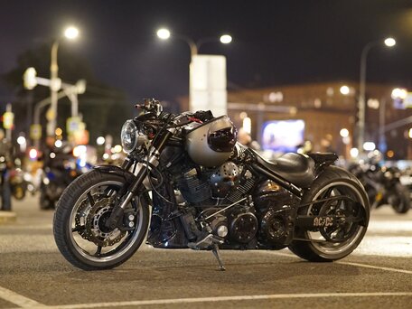 2006 Yamaha XV 1700 Warrior, чёрный, 1500000 рублей, вид 1