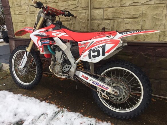 2007 Honda CRF 250R, красный - вид 2