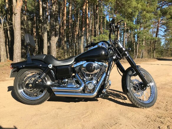 2006 Harley-Davidson Dyna Wide Glide, чёрный, 800000 рублей - вид 3