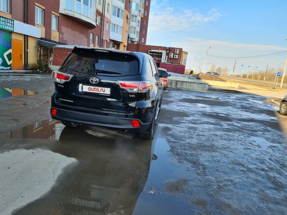 2014 Toyota Highlander III (XU50), чёрный - вид 7