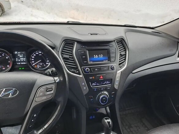 2015 Hyundai Santa Fe III Рестайлинг, красный, 1700000 рублей - вид 6