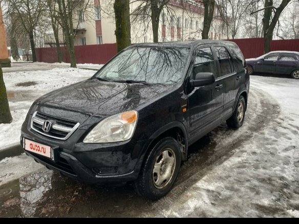 2002 Honda CR-V II, чёрный, 590000 рублей