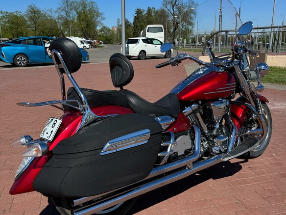 2007 Yamaha XV 1900, красный, 725937 рублей - вид 3